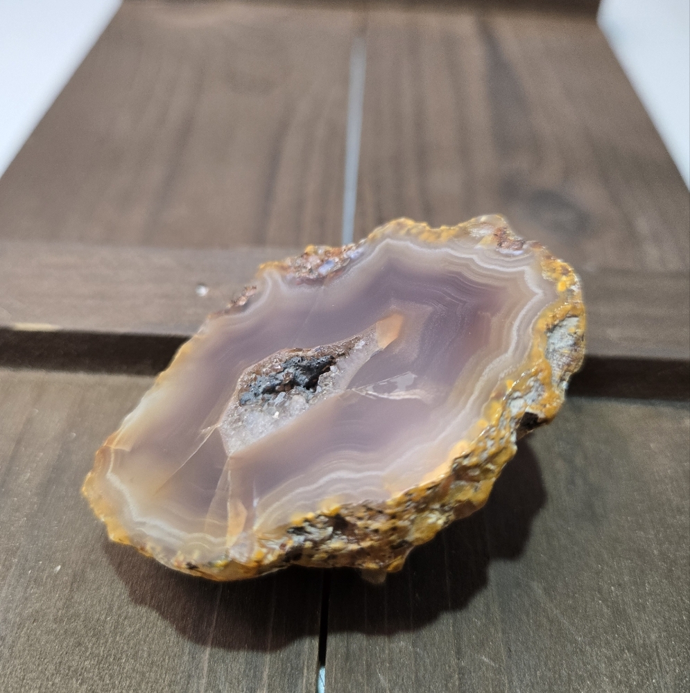 Coyamito Purple Lace Crystal Agate Laguna Mexico - Picture 12 of 14